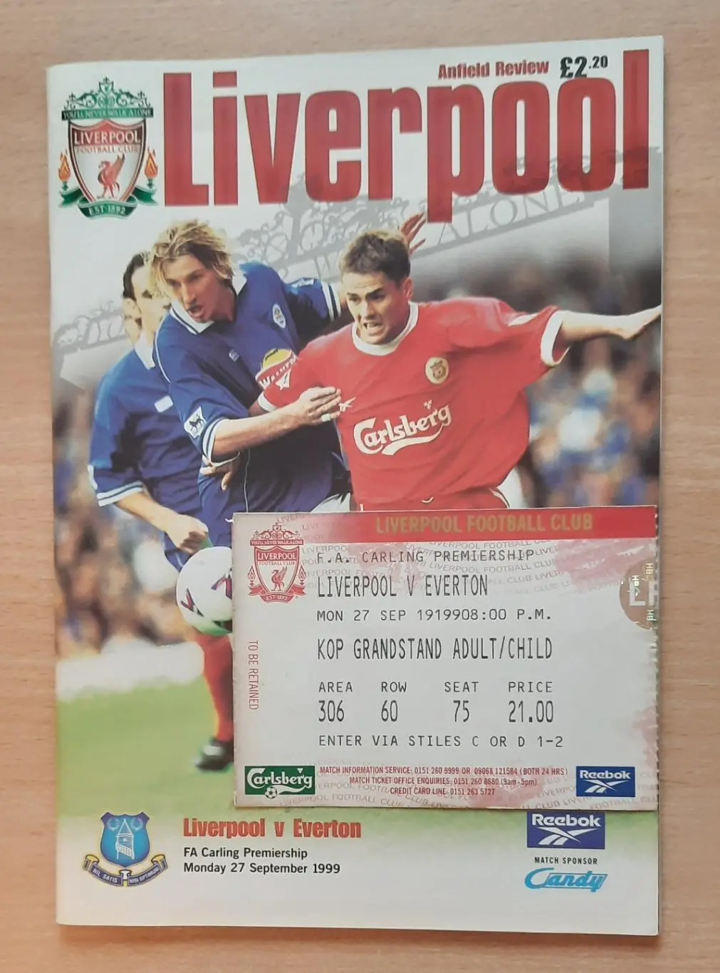 Ливерпуль - Эвертон 27.09.1999