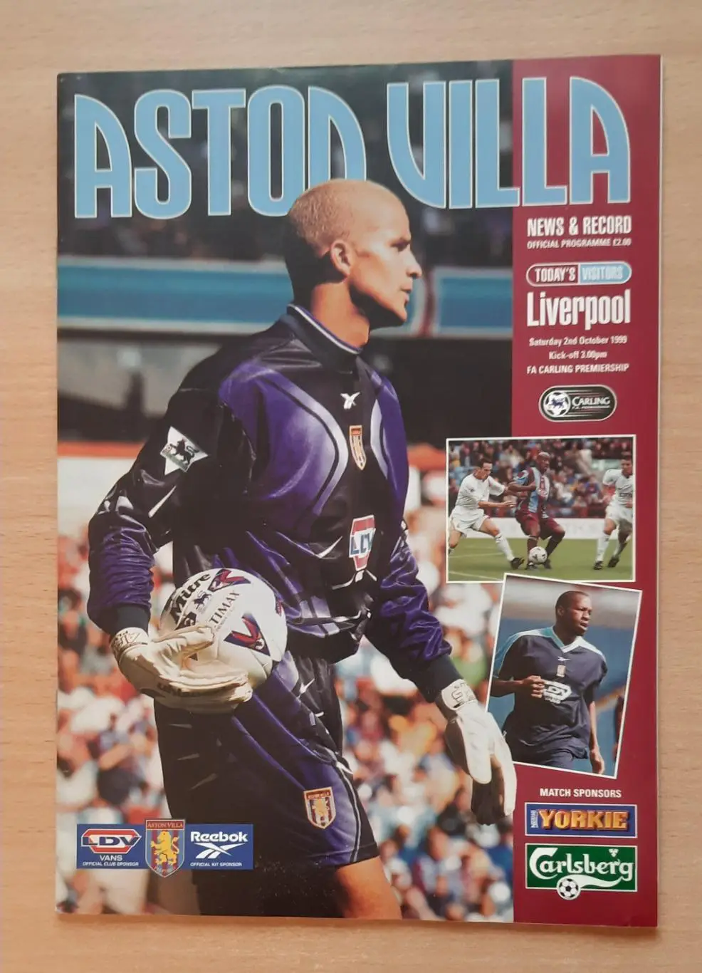 Астон Вилла - Ливерпуль 02.10.1999