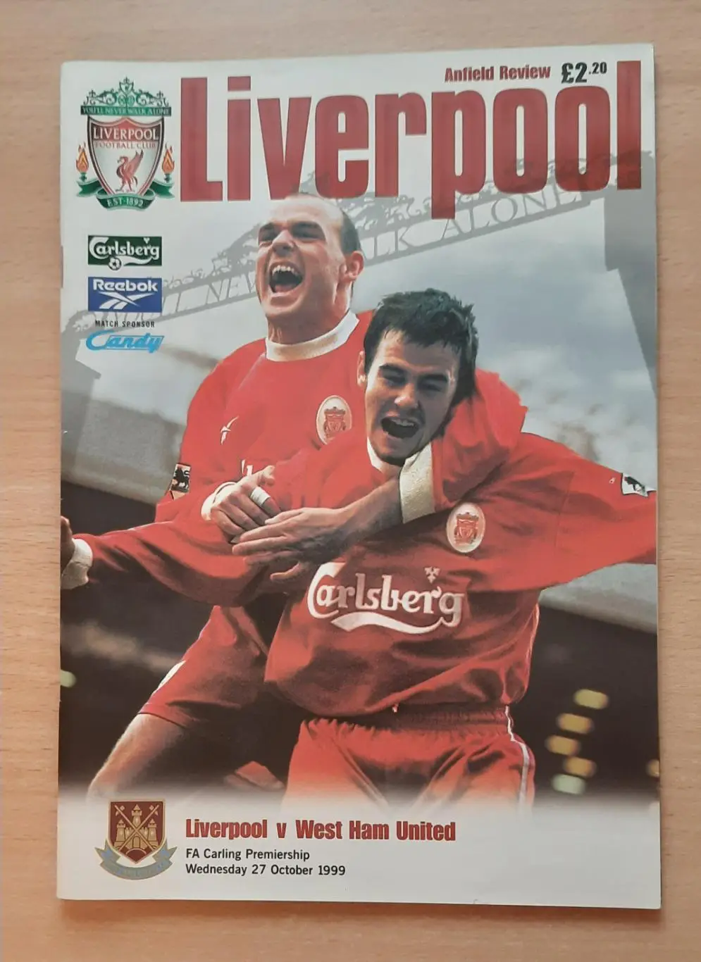 Ливерпуль - Вест Хэм Юнайтед 27.10.1999