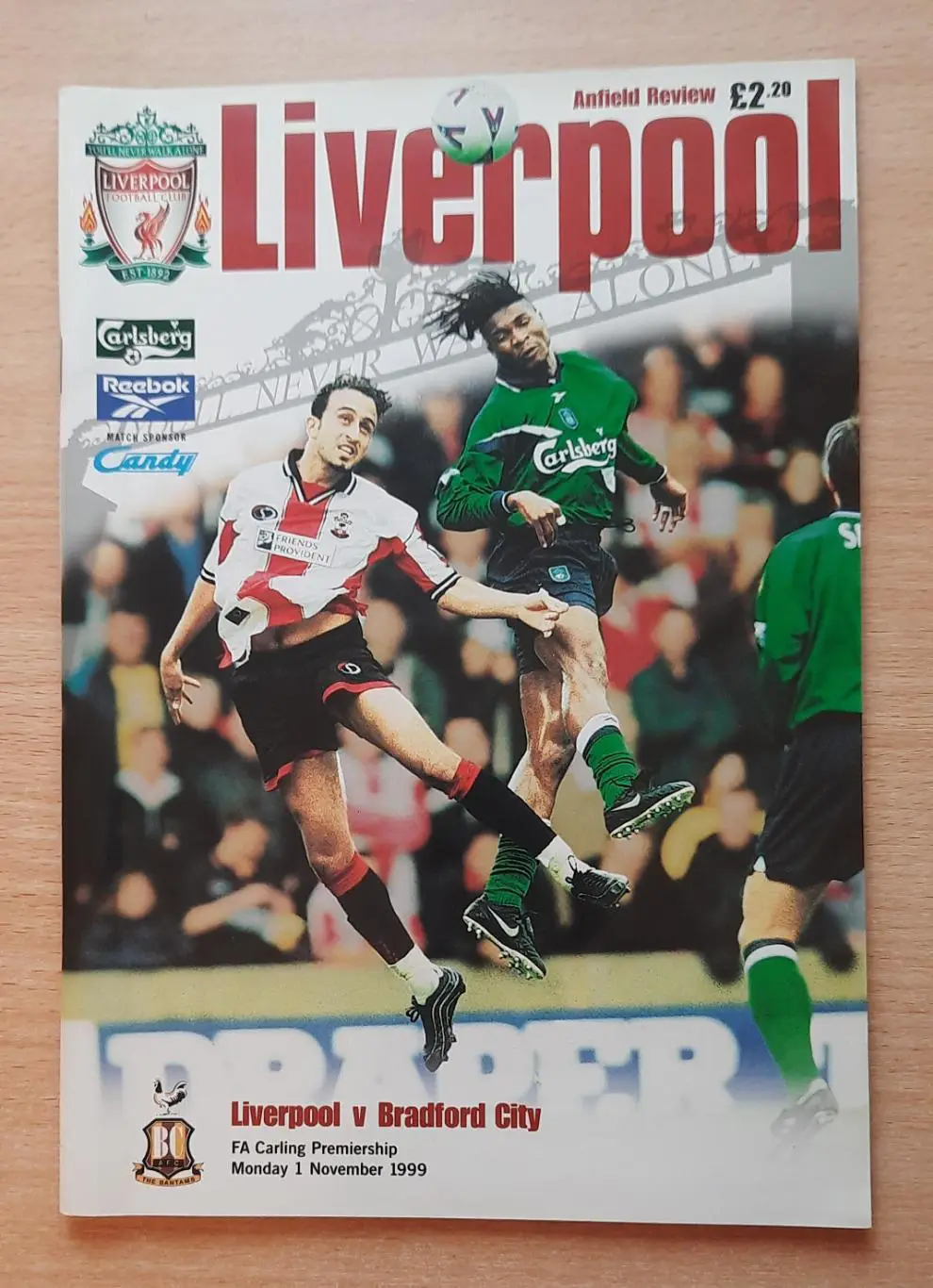 Бредфорд Сити -Ливерпуль 01.11.1999