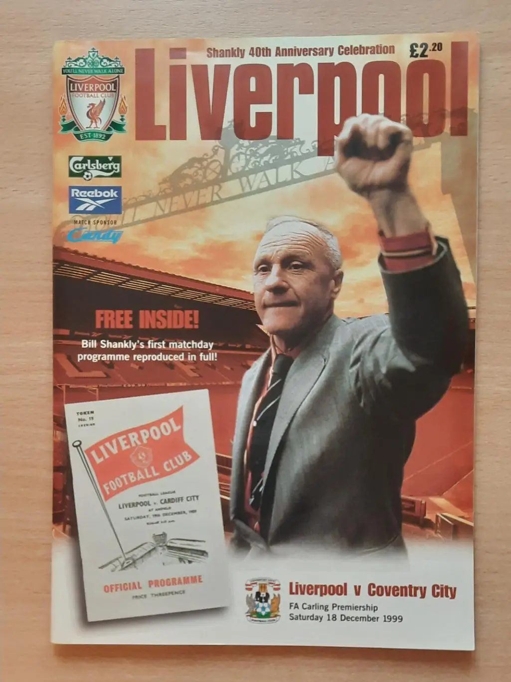 Ливерпуль - Ковентри Сити 18.12.1999