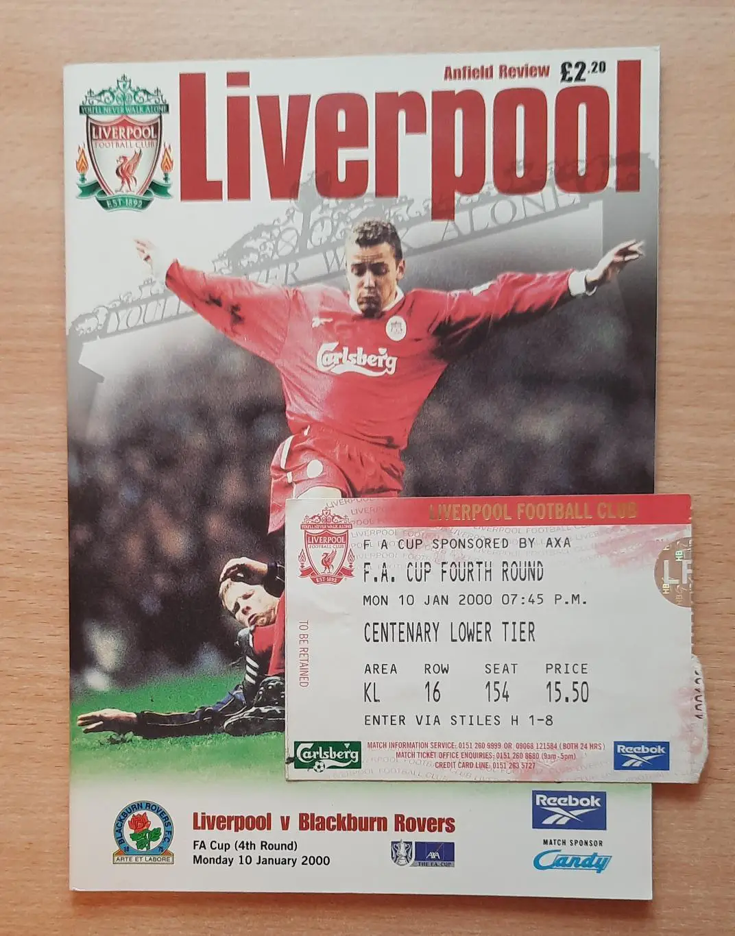Ливерпуль - Блэкберн Роверс 10.01.2000