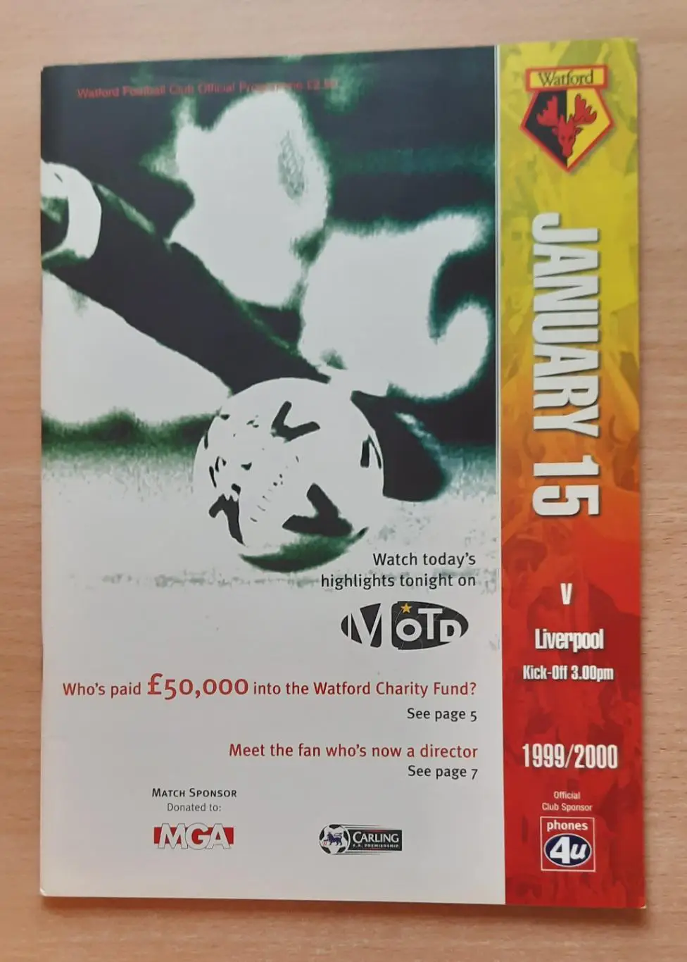 Уотфорд - Ливерпуль 15.01.2000