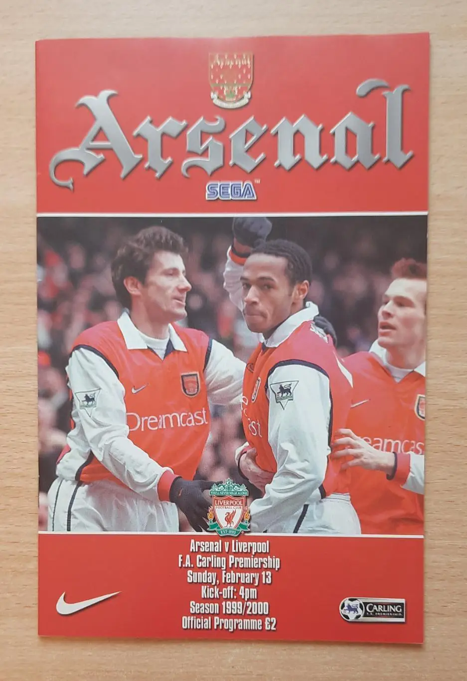Арсенал /Лондон/ - Ливерпуль 13.02.2000