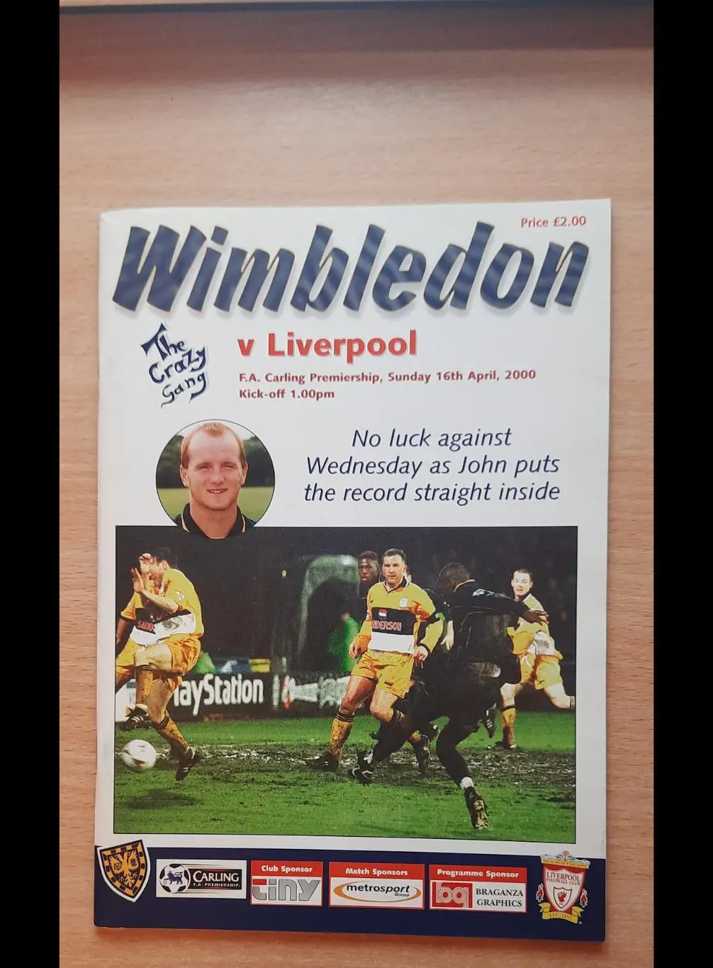 Уимблдон - Ливерпуль 16.04.2000