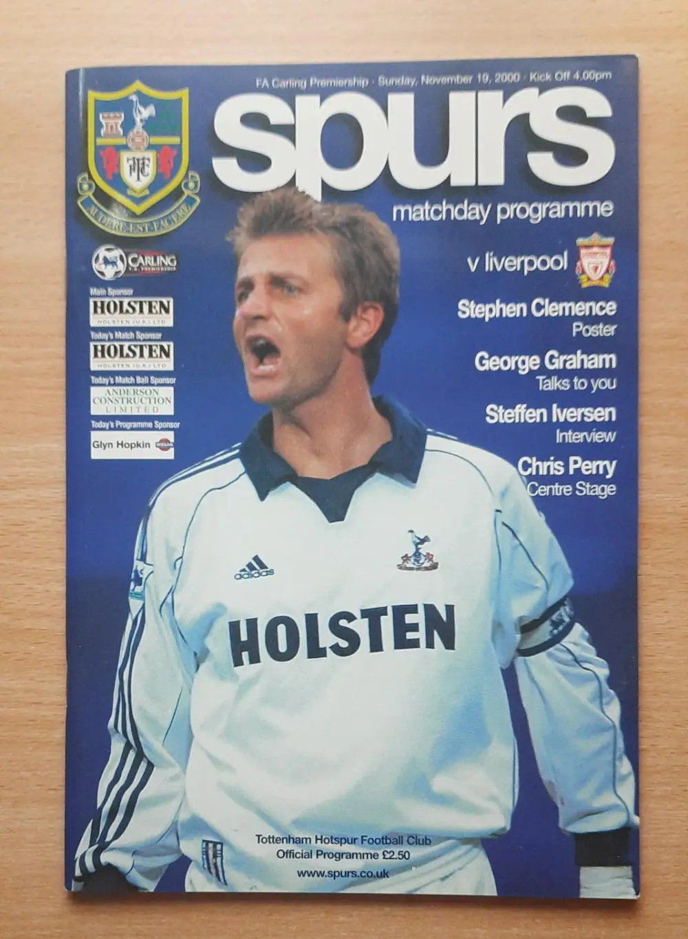 Тоттенхэм Хотспур - Ливерпуль 19.11.2000