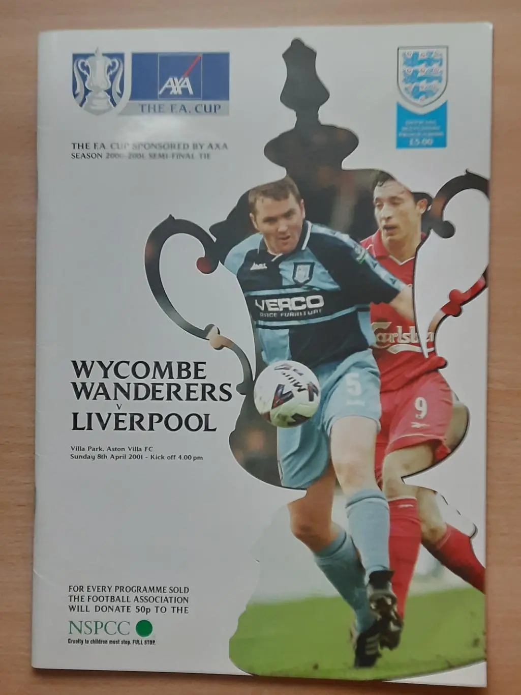 Уикомб Уондерерс - Ливерпуль 08.04.2001
