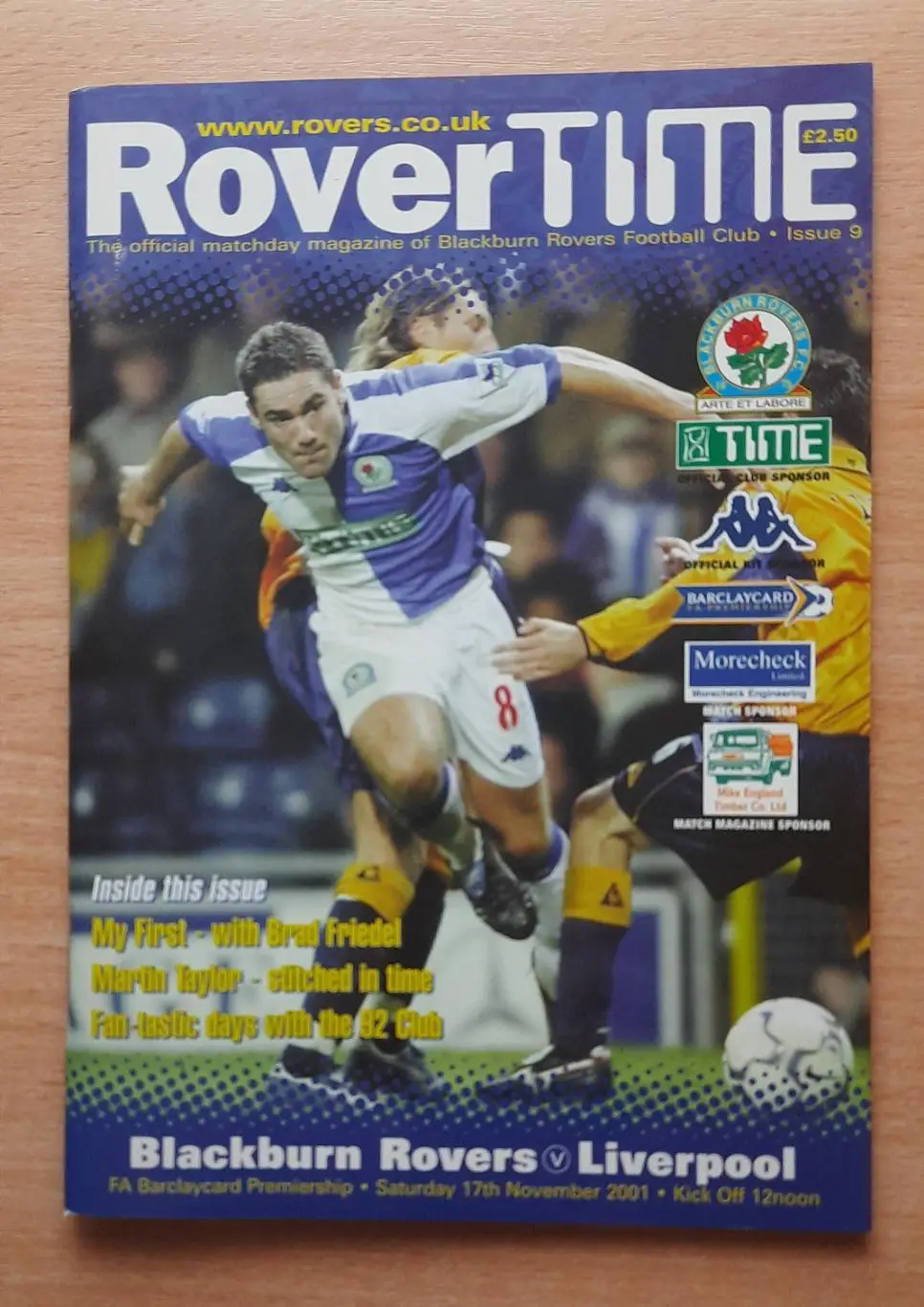 Блэкберн Роверс - Ливерпуль 17.11.2001