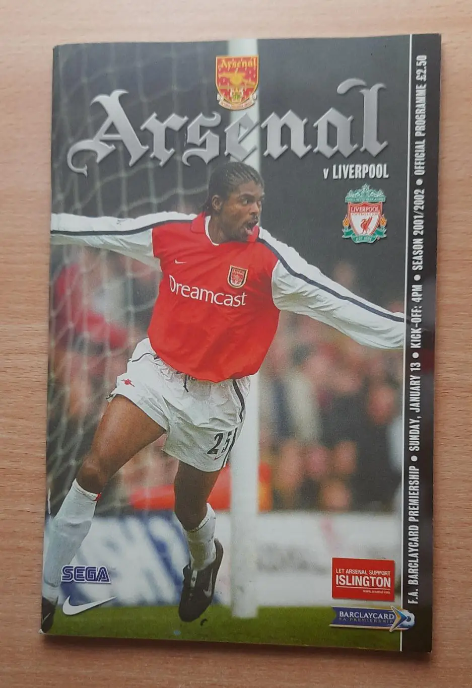 Арсенал /Лондон/ - Ливерпуль 13.01.2002