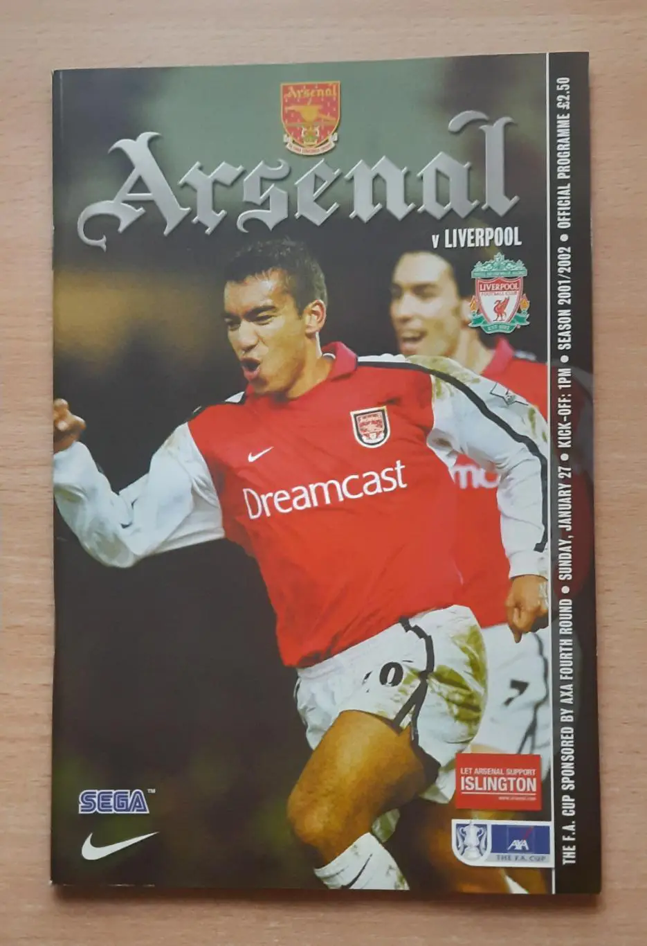 Арсенал /Лондон/ - Ливерпуль 27.01.2002