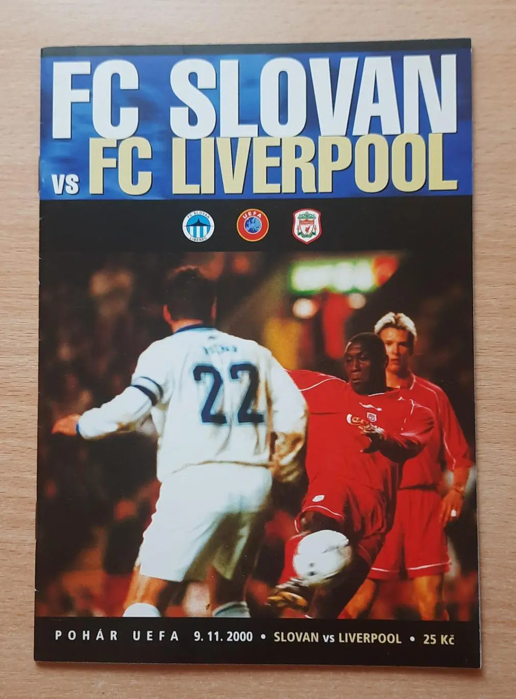 Слован Либерец /Чехия/ - Ливерпуль 09.11.2000 Кубок УЕФА