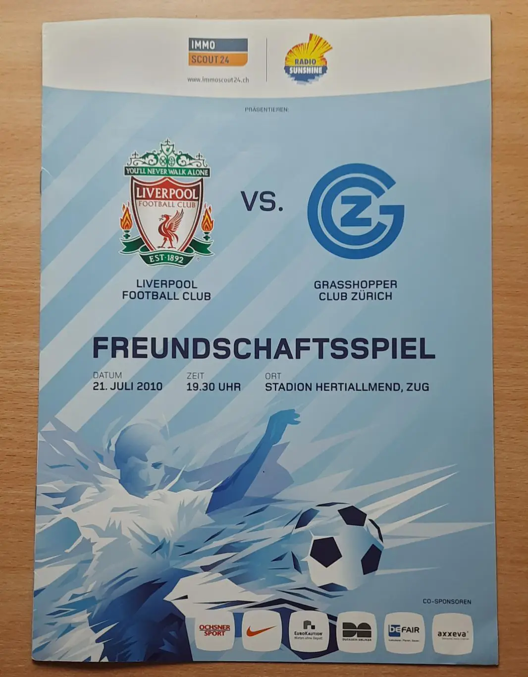 Грассхопперс /Швейцария/ - Ливерпуль 21.07.2010