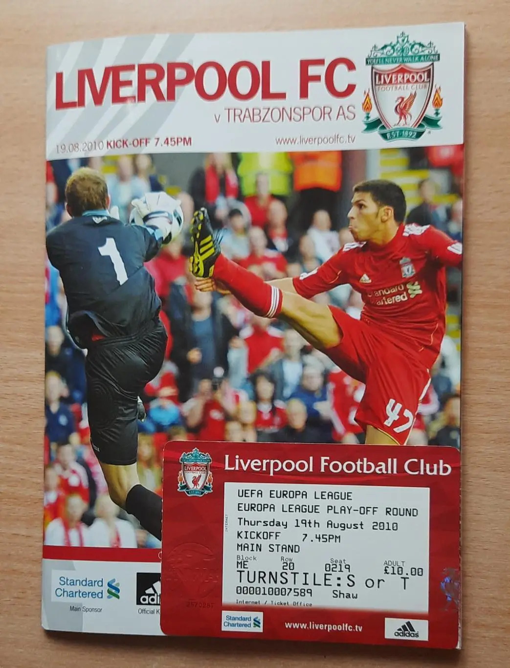 Ливерпуль - Трабзонспор /Турция/ 19.08.2010 Лига Европы