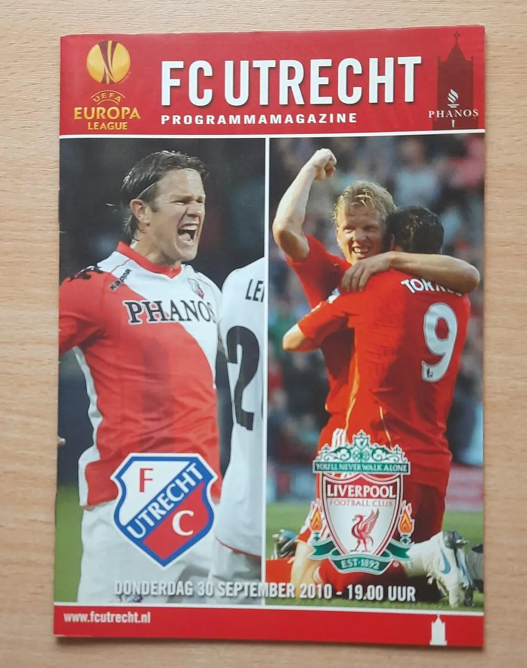 Утрехт /Нидерланды/ - Ливерпуль 30.09.2010 Лига Европы