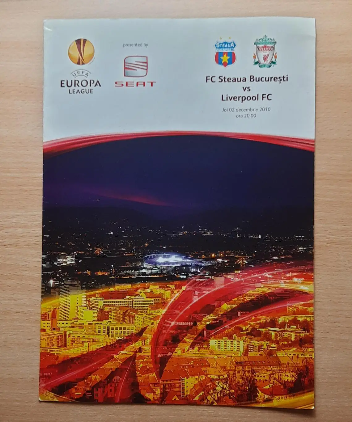 Стяуа Бухарест /Румыния/ - Ливерпуль 02.12.2010 Лига Европы