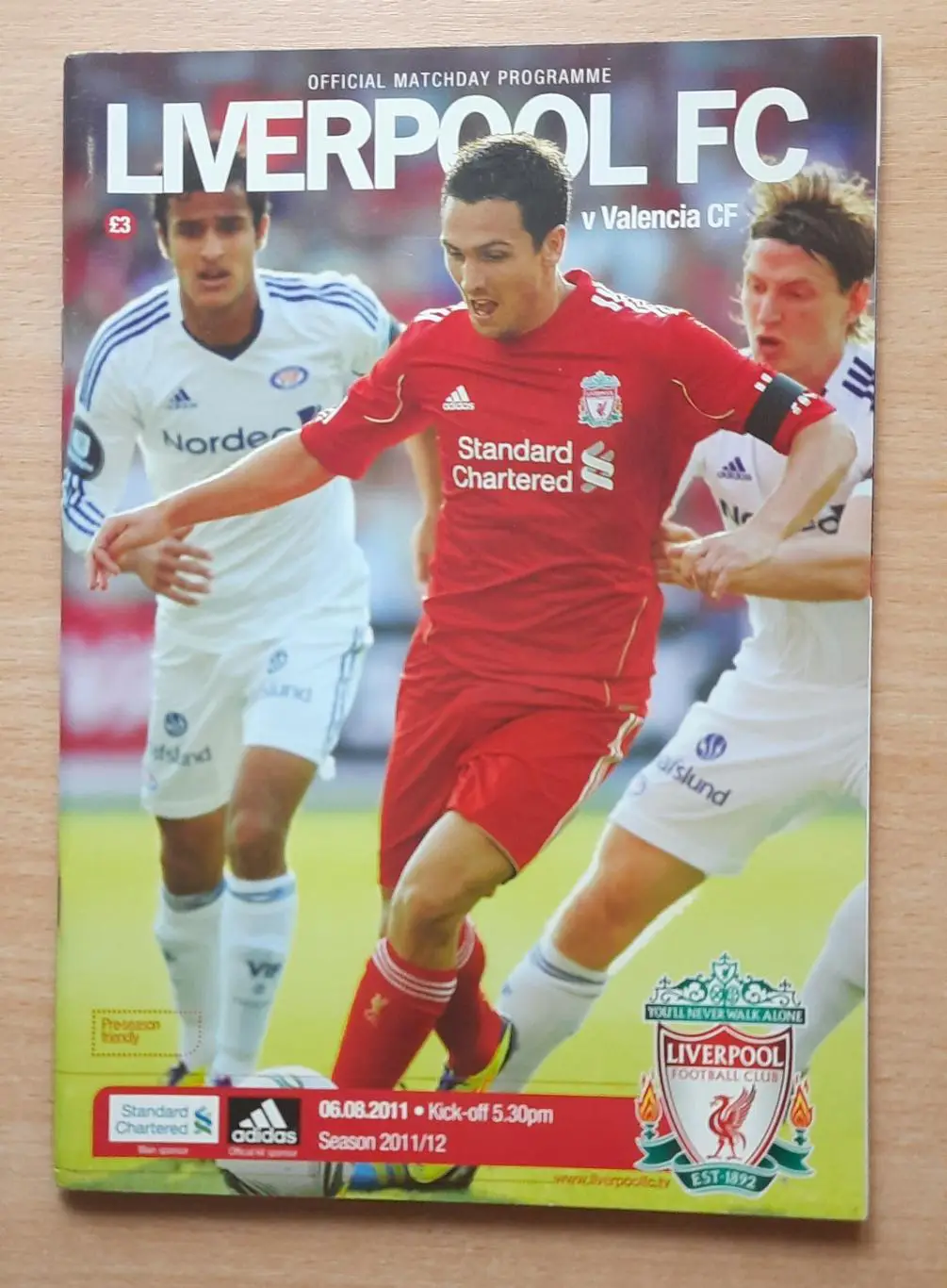 Ливерпуль - Валенсия /Испания/ 06.08.2011