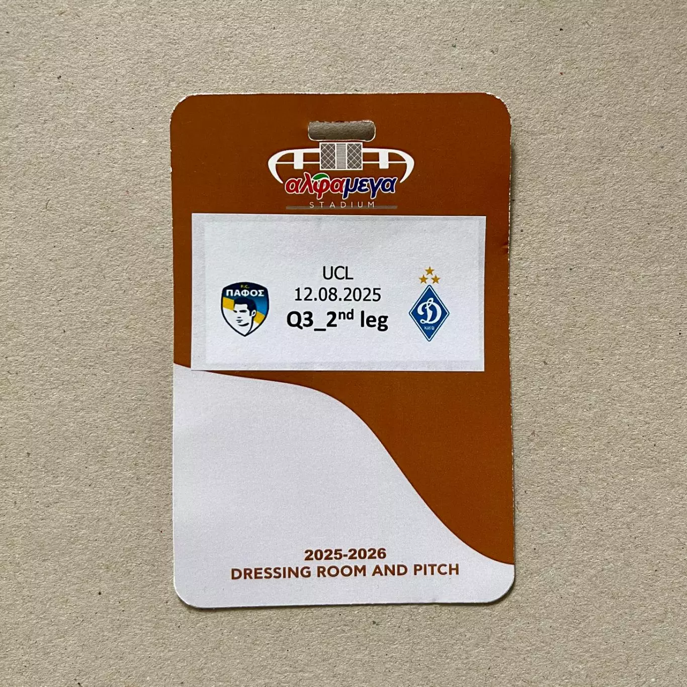 Пафос - Динамо Київ / 12.08.2025