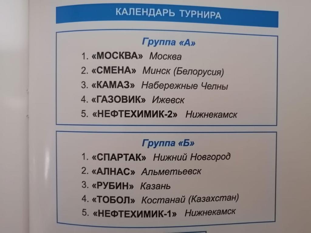 Международный турнир памяти В.Винникова. Нижнекамск 2006 1