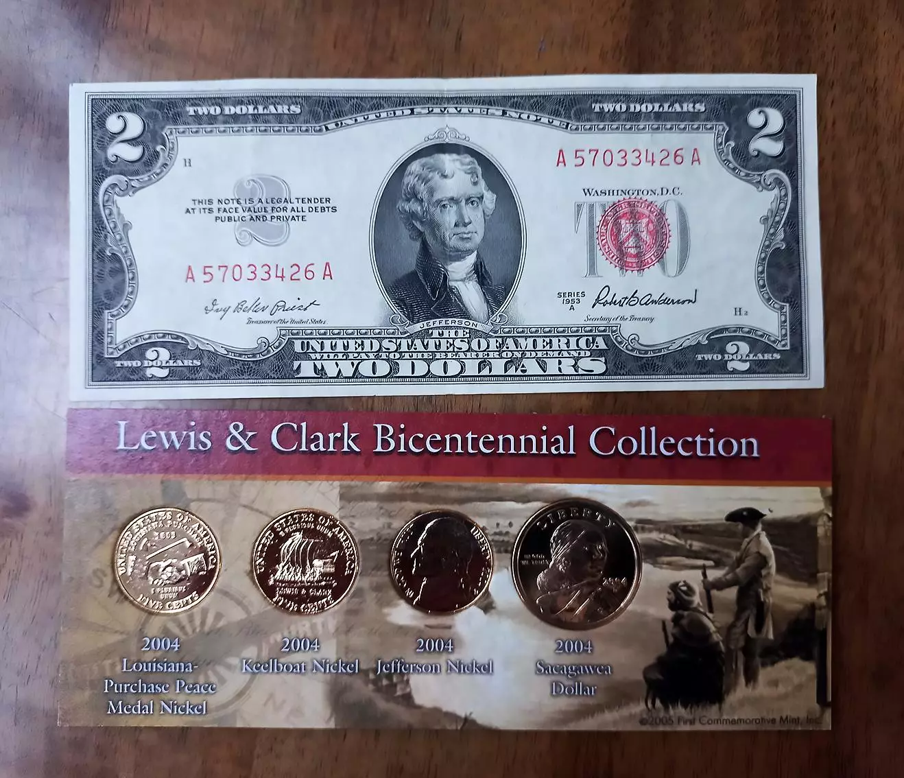 Доллары США 1$ и 2$. Истиные коллекционные купюры. Оригинал. 4