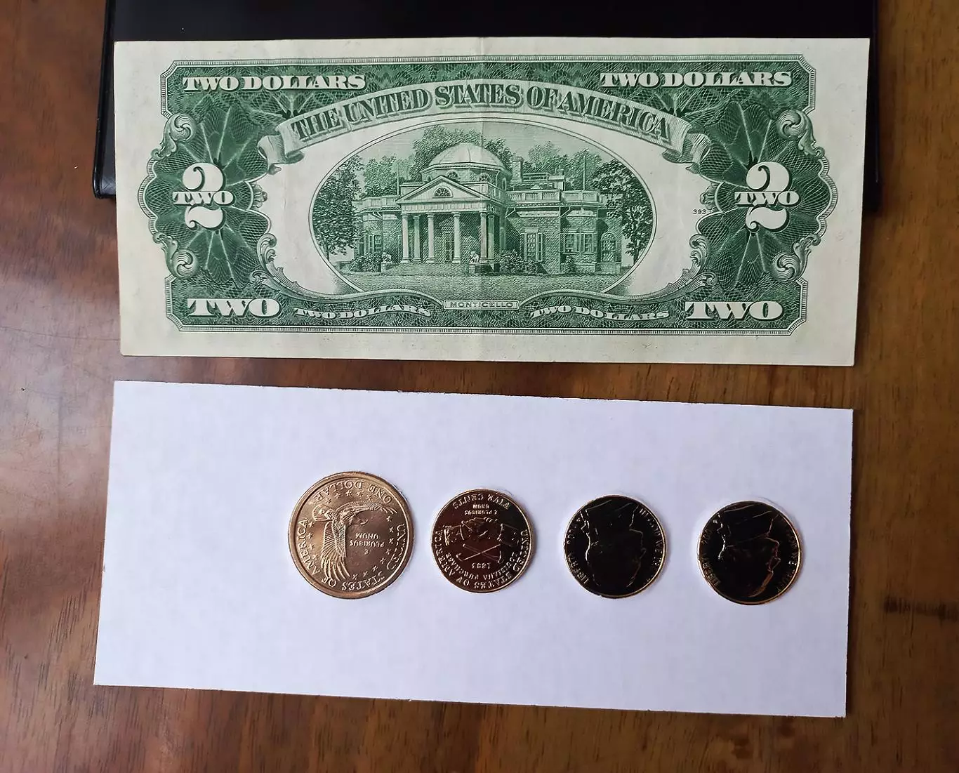 Доллары США 1$ и 2$. Истиные коллекционные купюры. Оригинал. 5