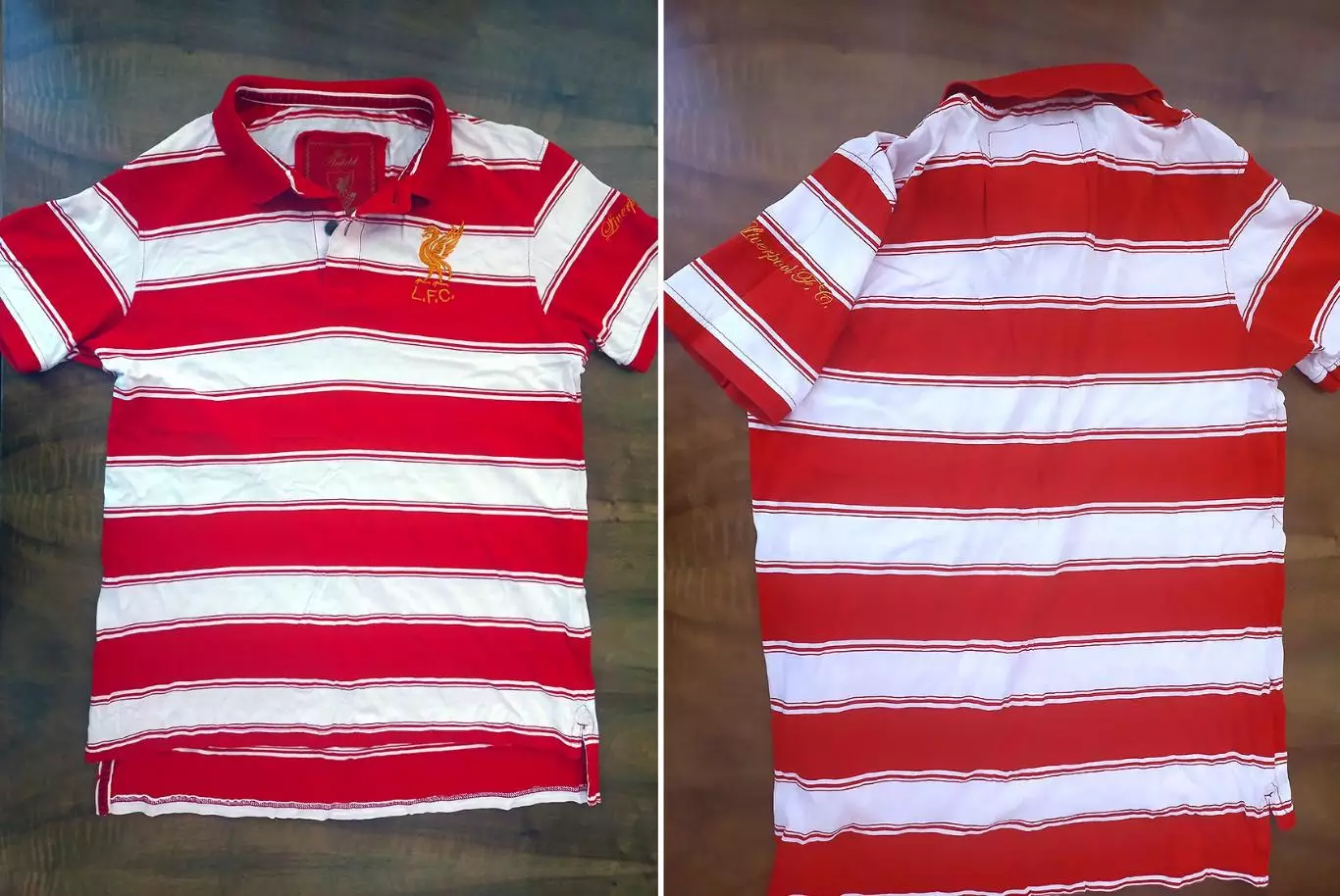 Футболки футбольного клуба «Ливерпуль» и сборной Англии. 6 штук. 3