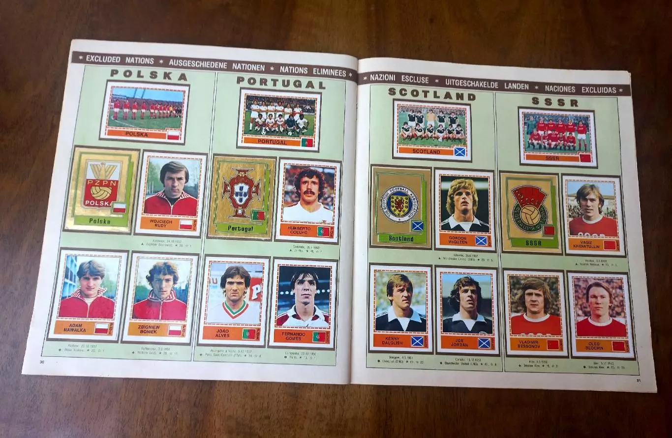 PANINI EUROPA 80. Почти полный альбом. Оригинал. 6