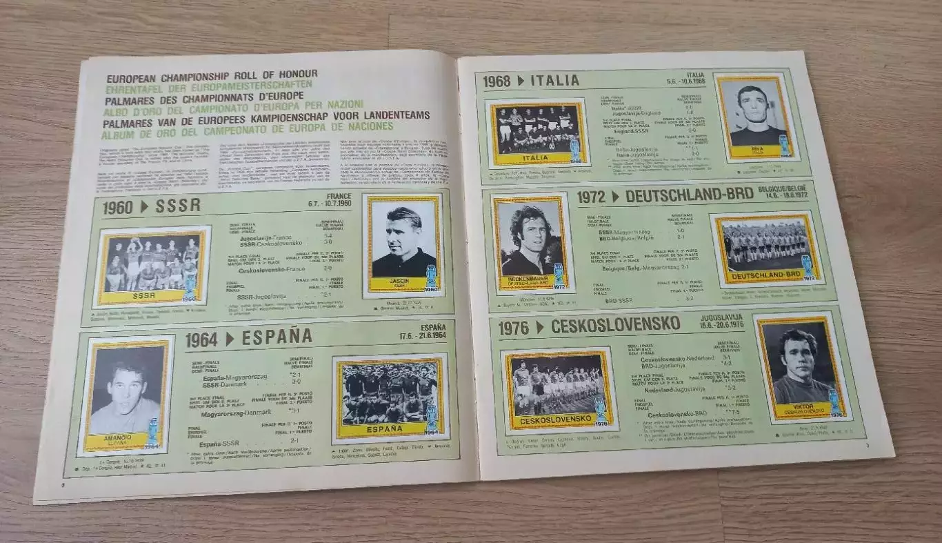 PANINI EUROPA 80. Почти полный альбом. Оригинал. 2