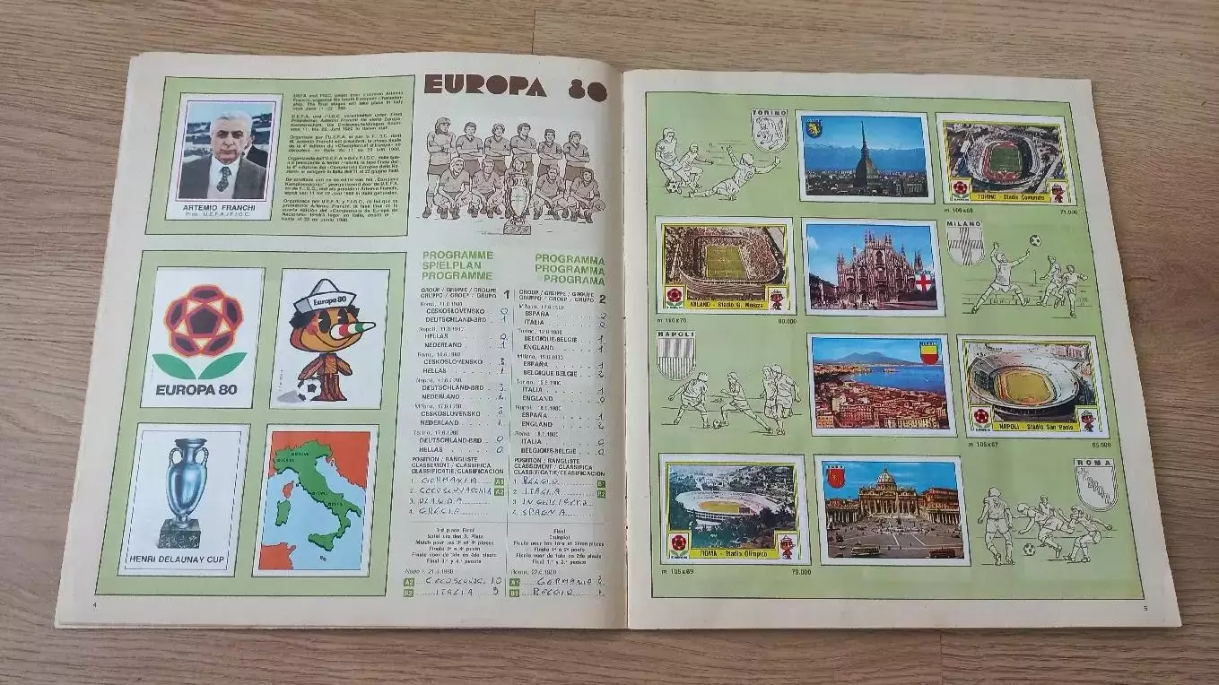 PANINI EUROPA 80. Почти полный альбом. Оригинал. 3