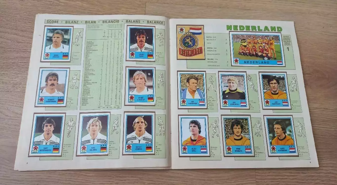 PANINI EUROPA 80. Почти полный альбом. Оригинал. 5