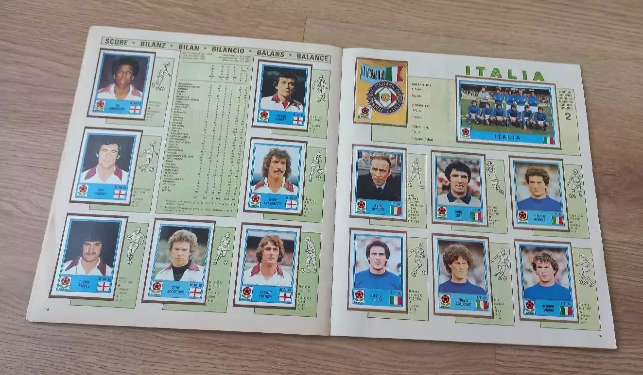 PANINI EUROPA 80. Почти полный альбом. Оригинал. 6