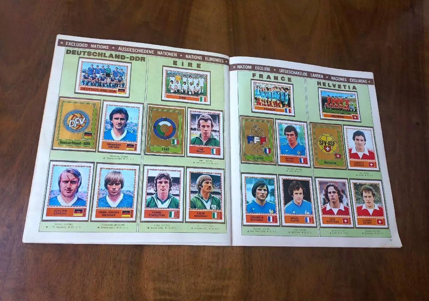 PANINI EUROPA 80. Почти полный альбом. Оригинал. 5