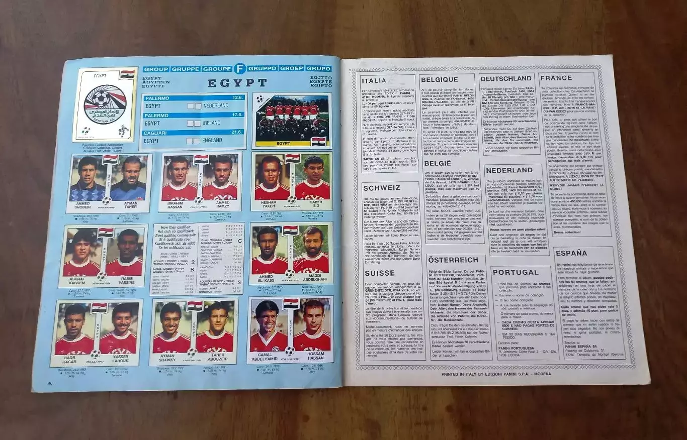 PANINI ITALIA 90. Почти полный альбом. Оригинал. 6
