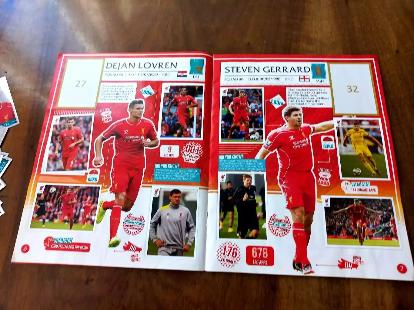 PANINI LIVERPOOL FC 2014-15. Практически полный альбом. Оригинал. 4