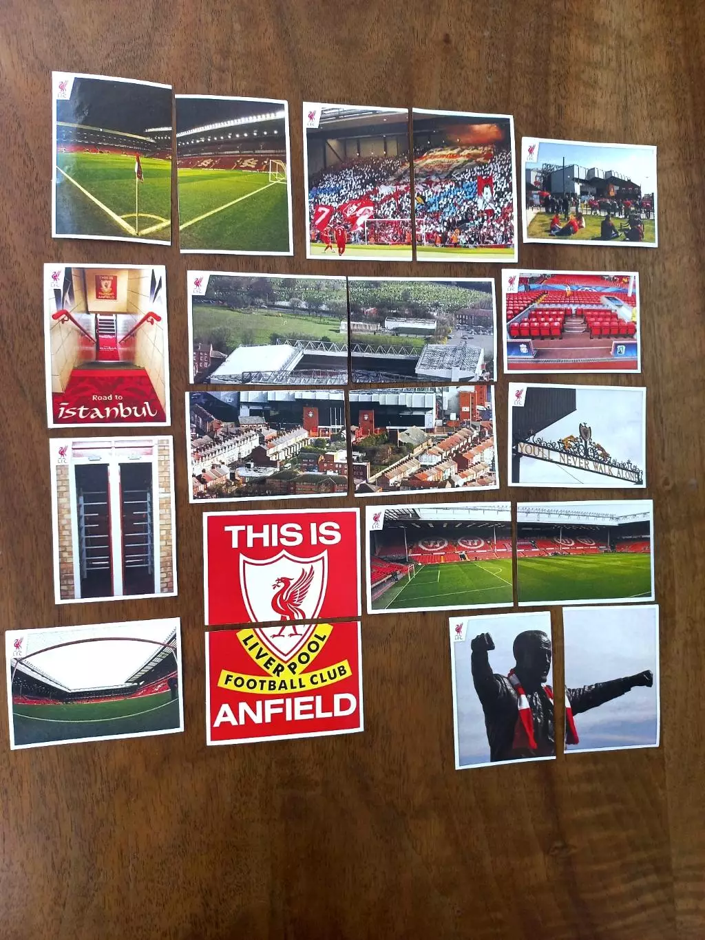 PANINI Liverpool FC 2014-15 наклейки 20 шт (№№173-192).