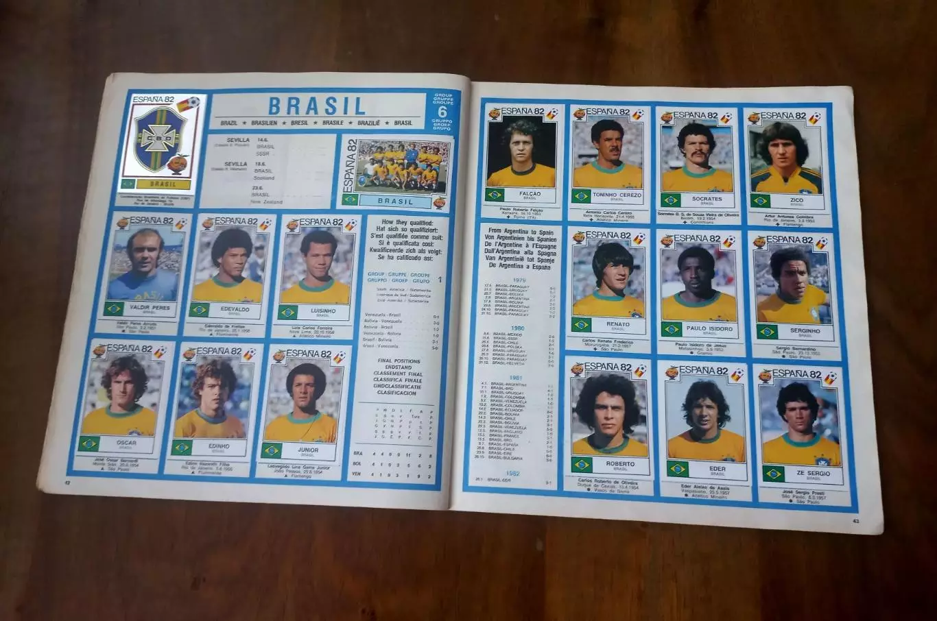 PANINI ESPANA-82. Полный альбом. Оригинал. 5