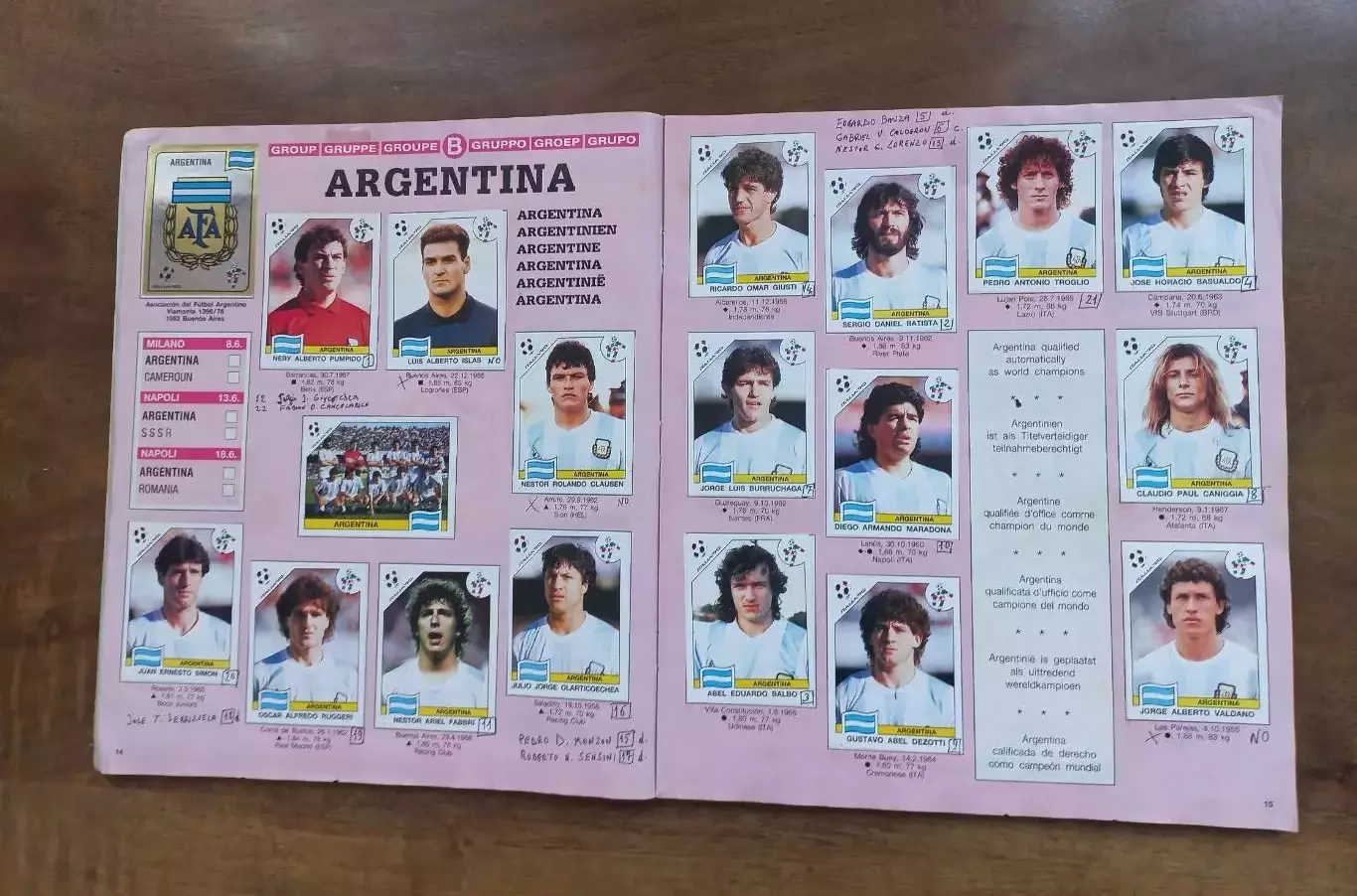 Panini ITALIA 90. Неполный альбом. Оригинал. 3