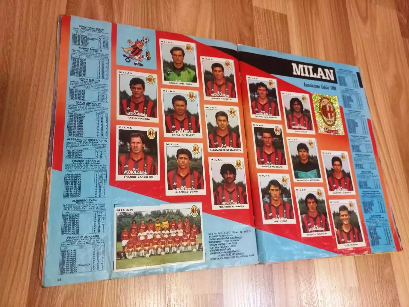 PANINI CALCIATORI 91-92. Полный альбом. Оригинал. 4