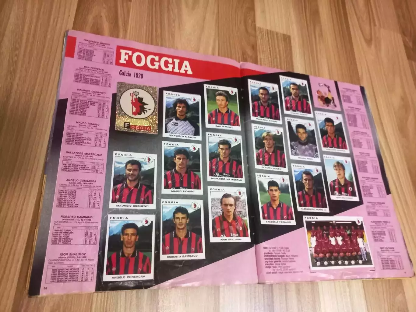 PANINI CALCIATORI 91-92. Полный альбом. Оригинал. 1