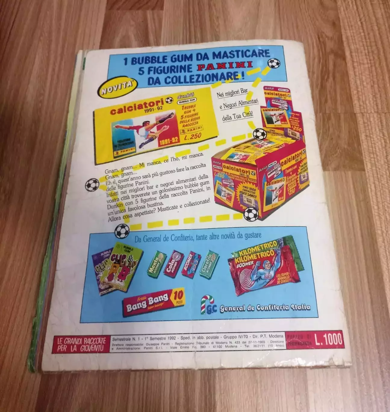 PANINI CALCIATORI 91-92. Полный альбом. Оригинал. 7