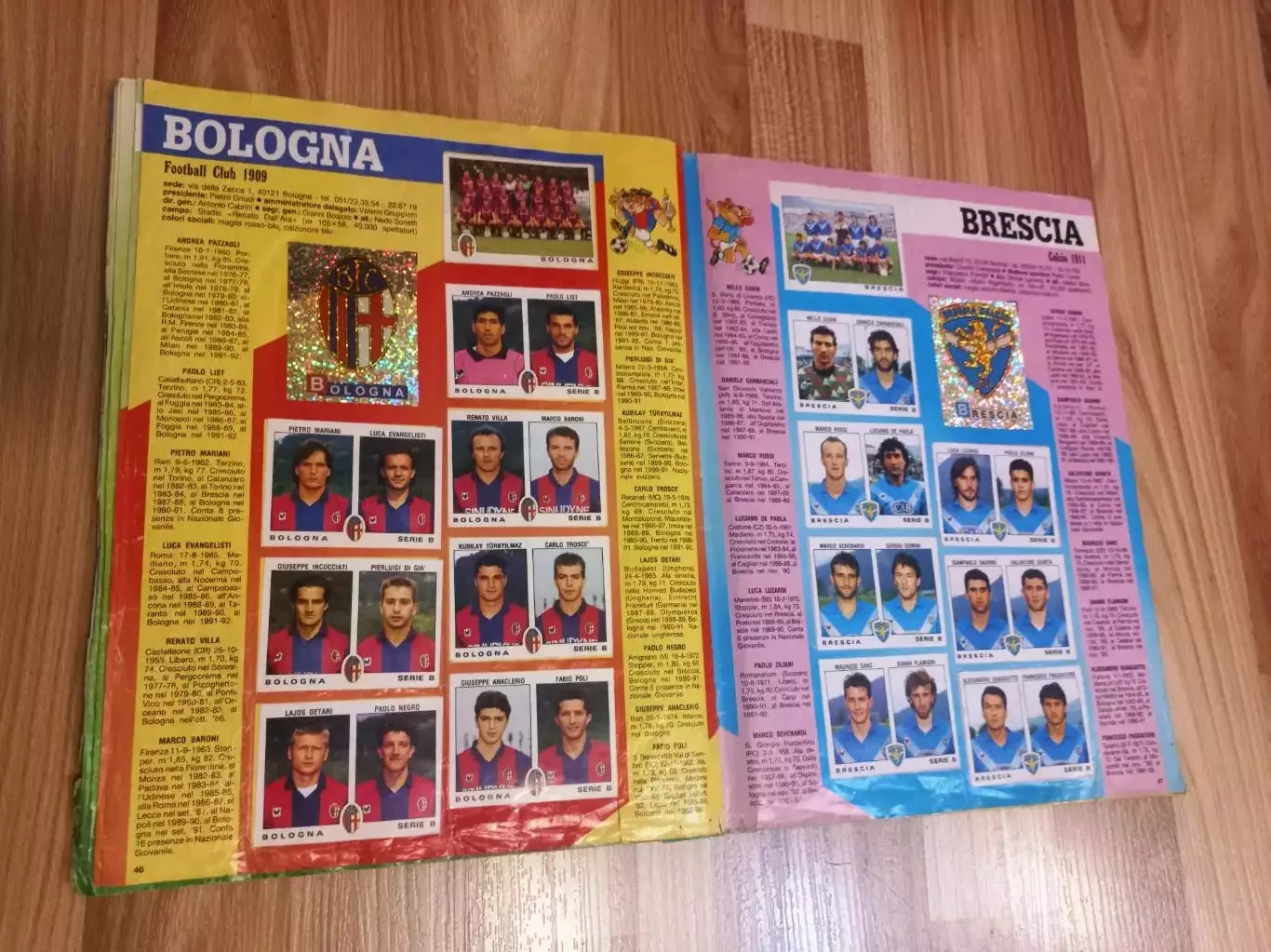 PANINI CALCIATORI 91-92. Полный альбом. Оригинал. 5