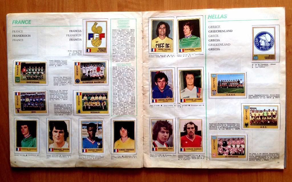 Panini EURO FOOTBALL-1976-77. Италия. Оригинал 5
