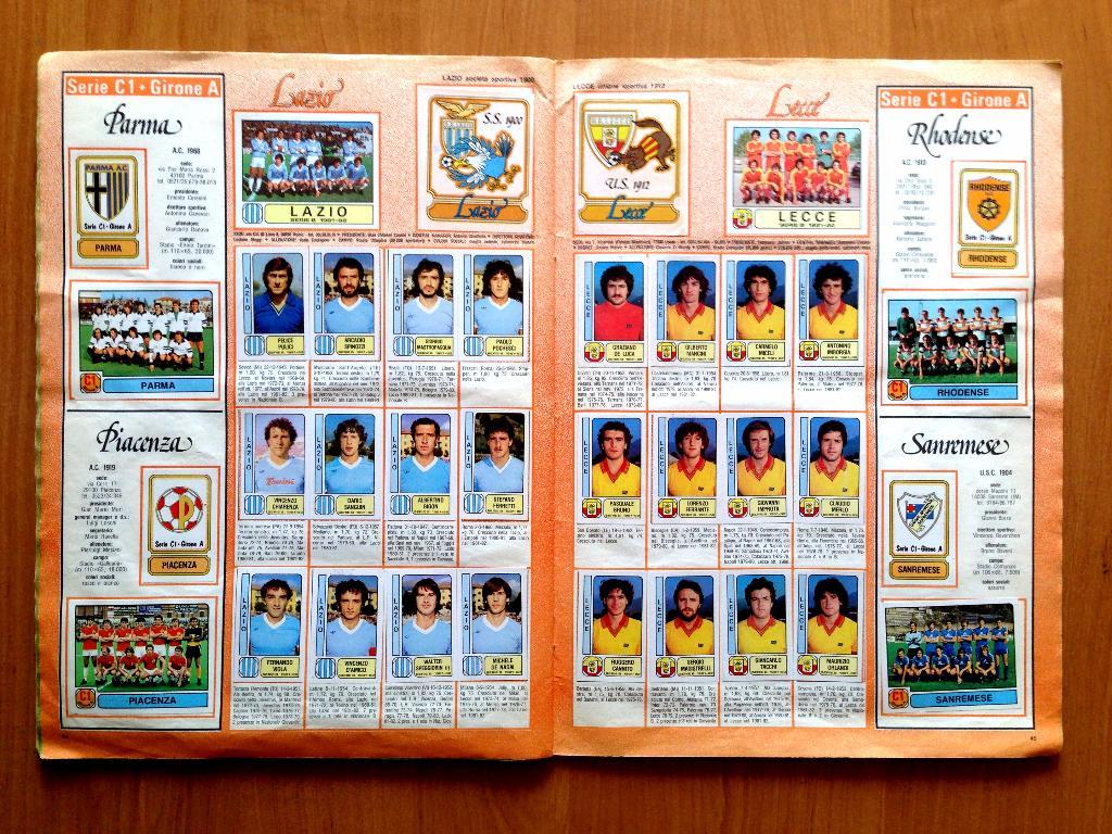 Альбом Panini Calciatori-1981-82. Италия. Оригинал! 2