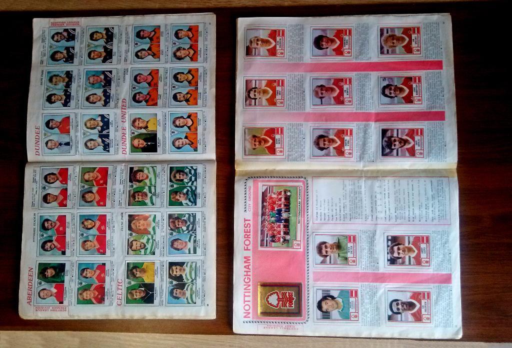 PANINI. 3 альбома Football 1978, 1980, 1981. 5