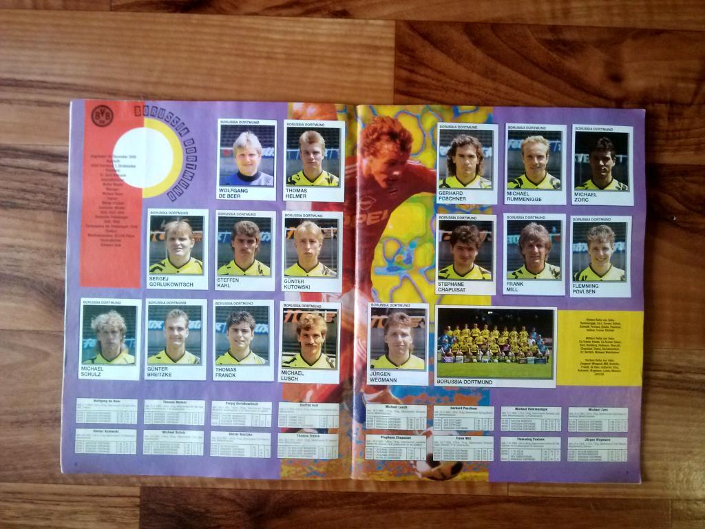 Panini. Fussball 92. Bundesliga. Оригинал. 4