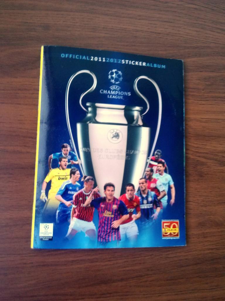 Panini. Champions League 2011-12. Почти полный альбом.