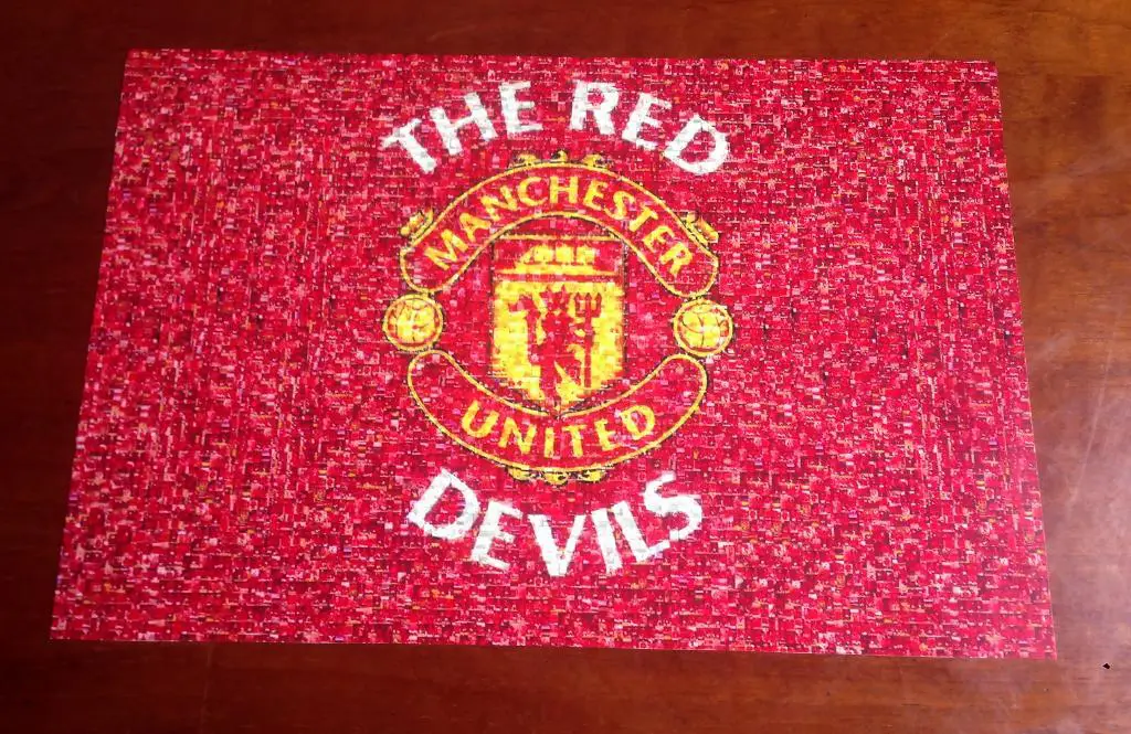 Карточка-фотография ФК Манчестер Юнайтед сезона 2018-19. 1