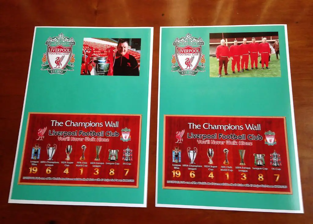 Карточки-фотографии ФК Ливерпуль. сезона 1971-72 и сезона 1981-82. 1