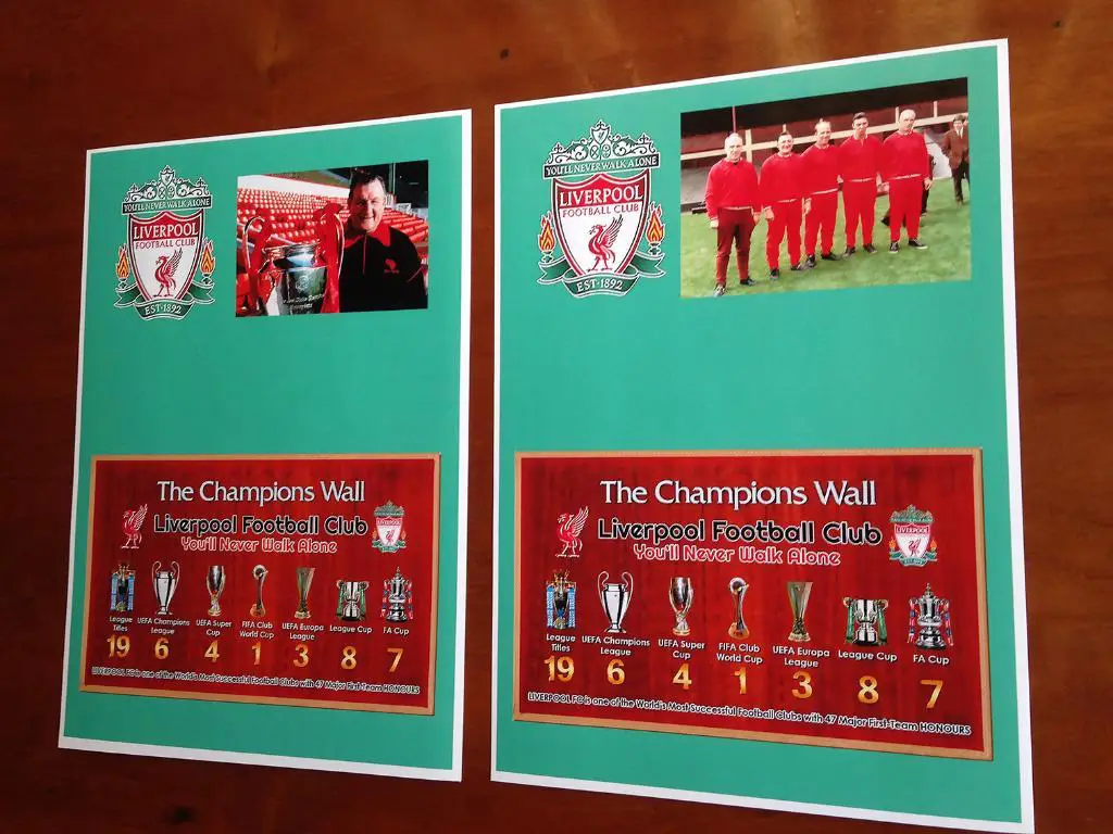 Карточки-фотографии ФК Ливерпуль. сезона 1971-72 и сезона 1981-82. 3