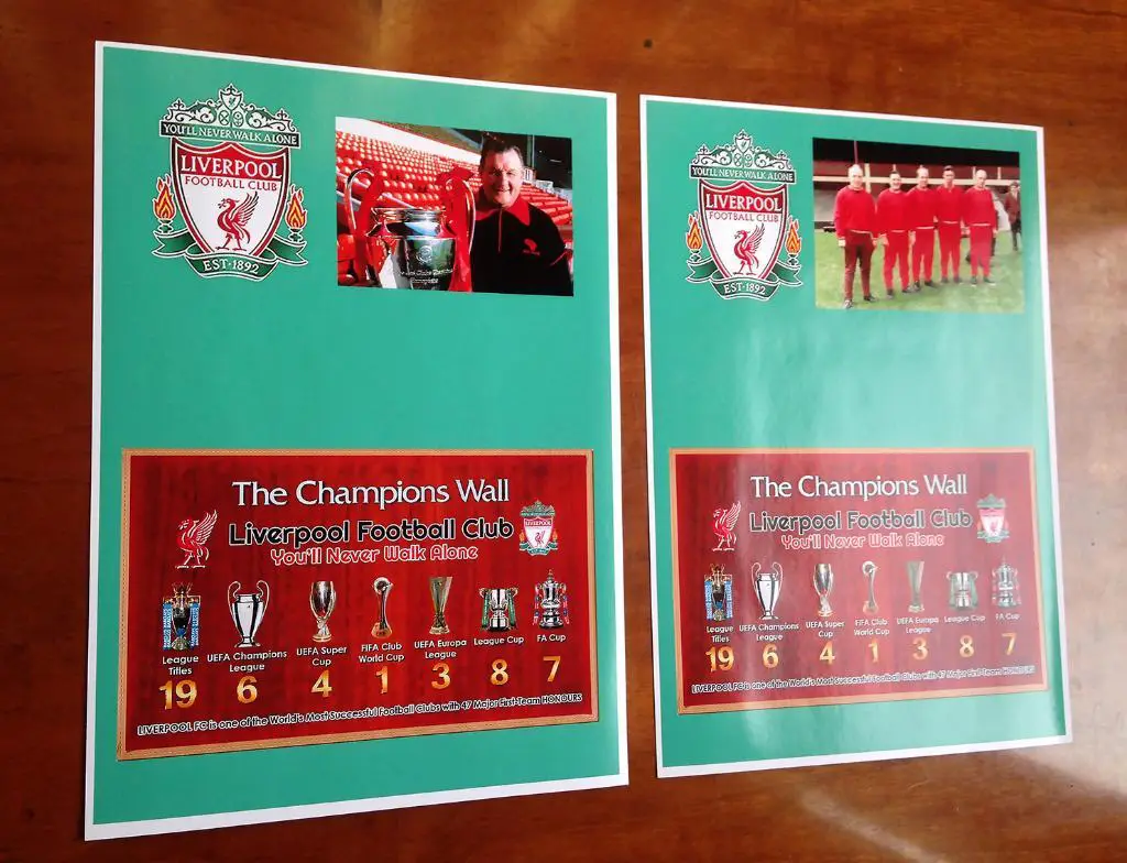 Карточки-фотографии ФК Ливерпуль. сезона 1971-72 и сезона 1981-82. 5