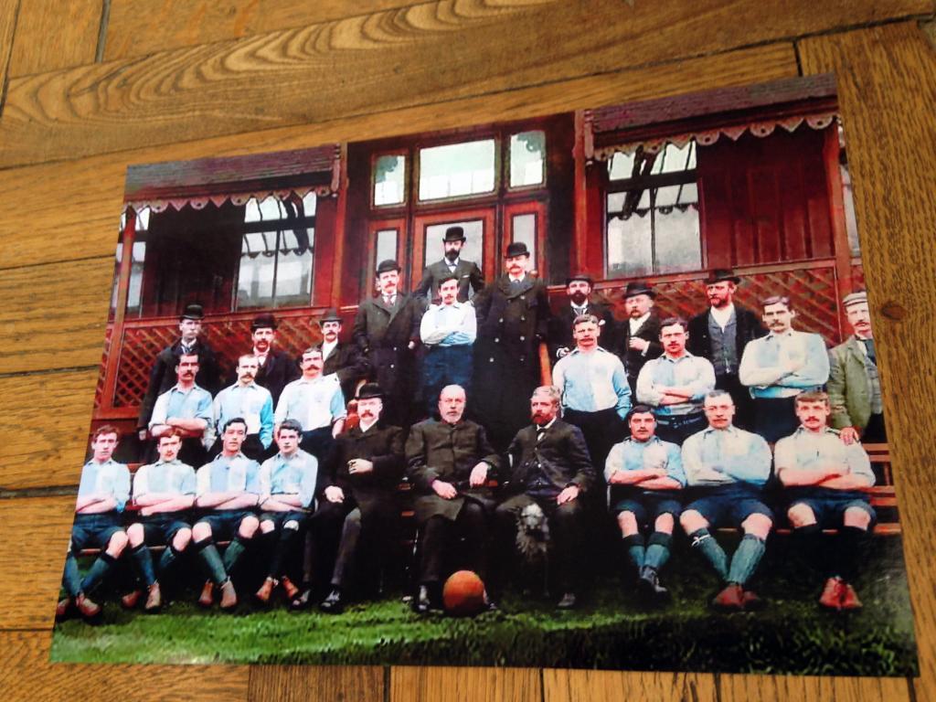 Карточка-фотография ФК Ливерпуль 1892 года.